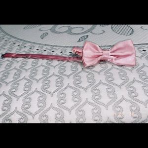 pink bow tie